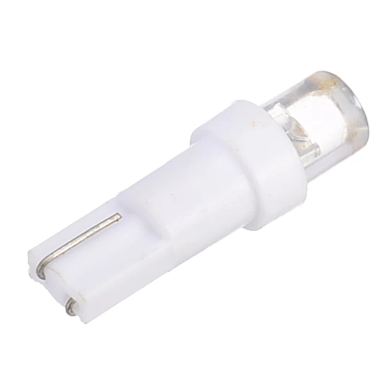 10pcs 12V White T5 Light Bulb 37 74 70 LED Car Dash Board Lamp Dashboard Warning Indicator Instrument Gauge Light Bulb
