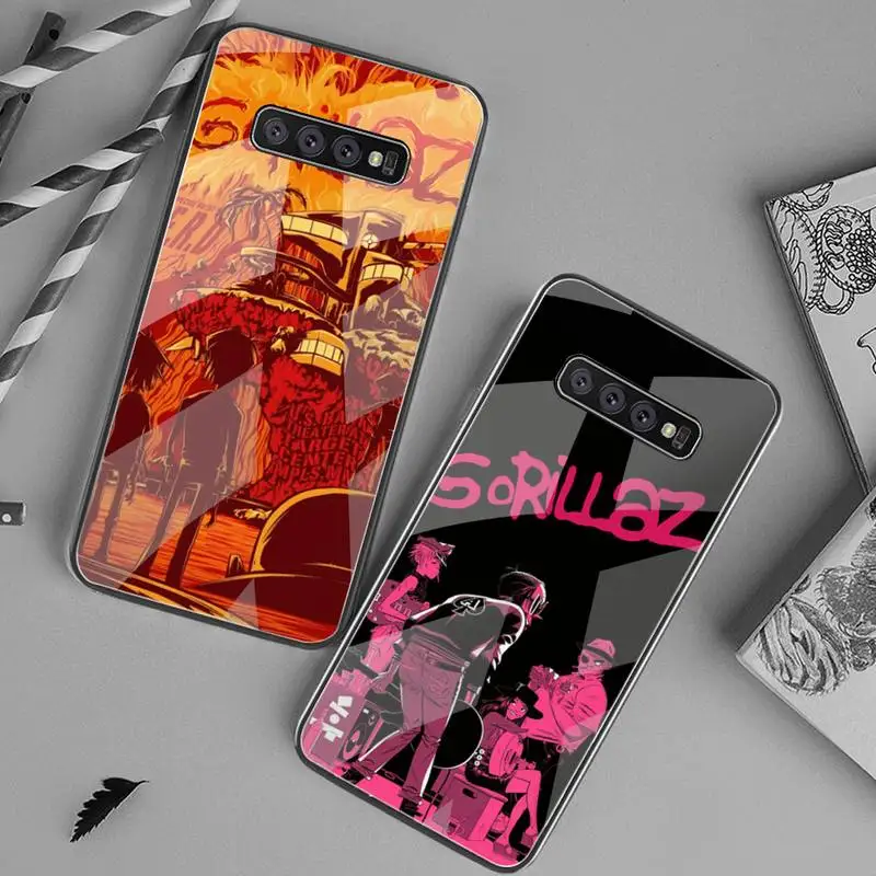 Чехол-накладка для Samsung S7 S8 S9 S10 Plus Note 8 9 10 закаленное стекло | Мобильные телефоны и