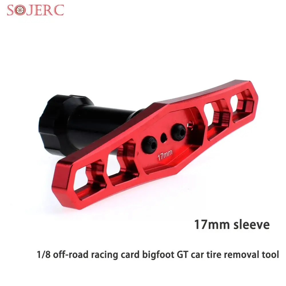 Шестигранное колесо SOJERC 17 мм гайки металлические инструменты для HSP RC 1/8 Детская