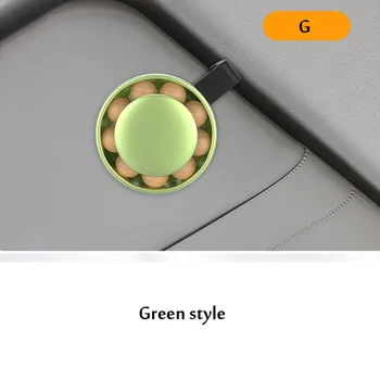 

Car Air Outlet Perfume Car Sun Visor Solid Aromatherapy Car Wood Beads Fragrance Air Freshener Decoration
