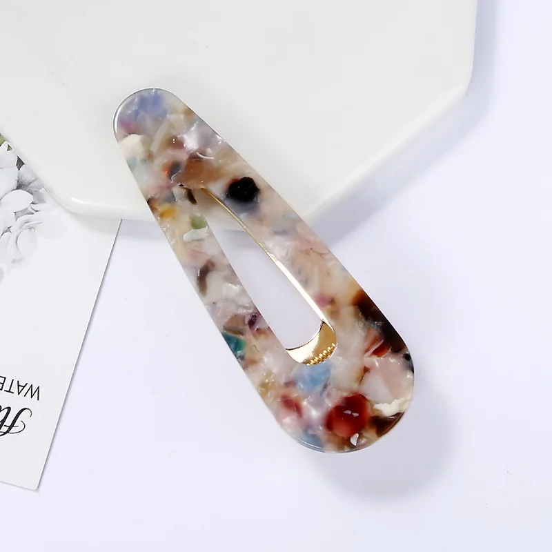 Заколки из ацетата корейские ювелирные изделия аксессуары для волос заколка