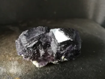 

55.5gNatural dark purple fluorite, crystal mineral crystal specimen
