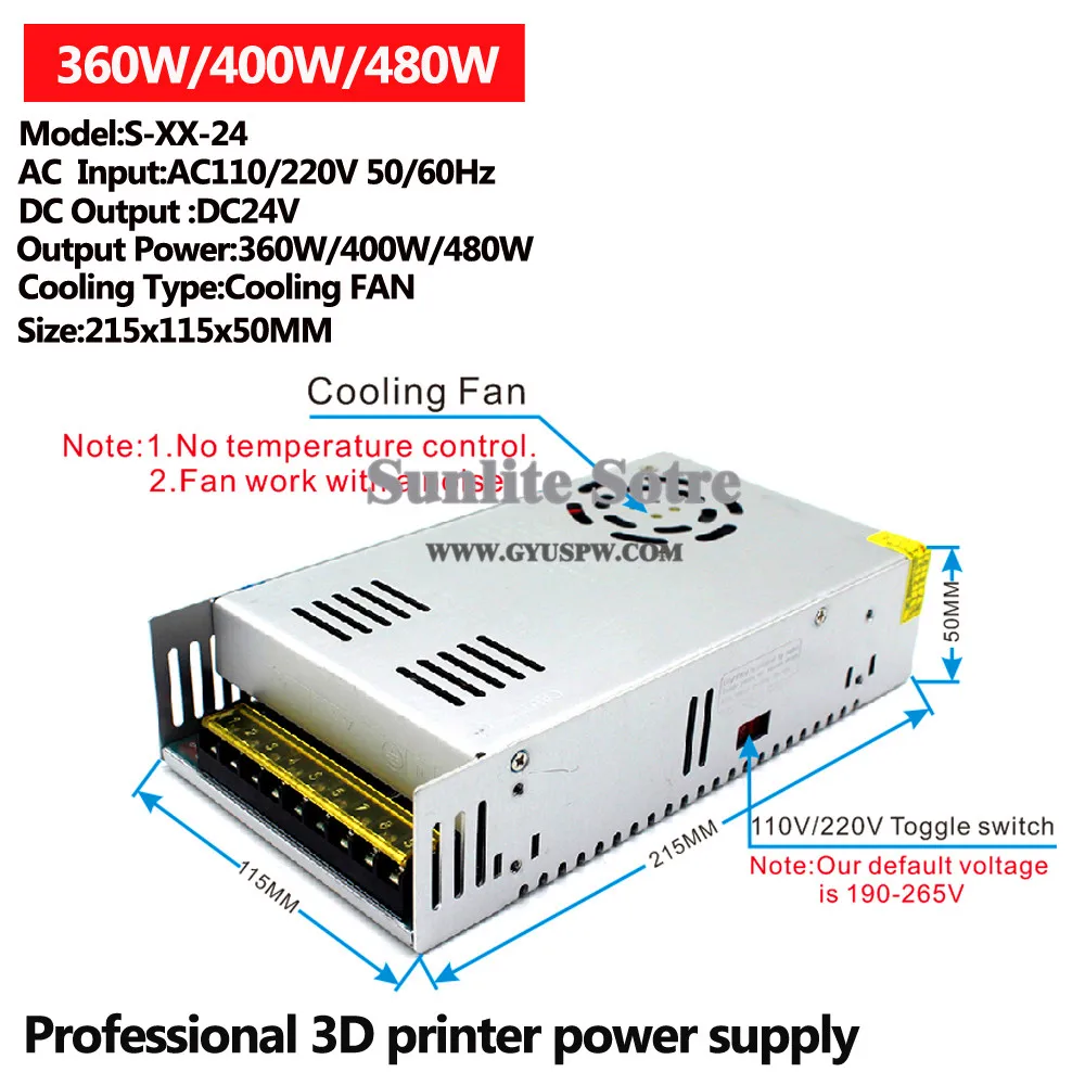 360W 480W