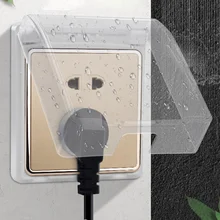 Креативный пластиковый настенный выключатель, водонепроницаемый чехол, безопасный Домашний Светильник, панельная розетка, дверной звонок, откидная крышка, крышка для ванной, кухонные принадлежности