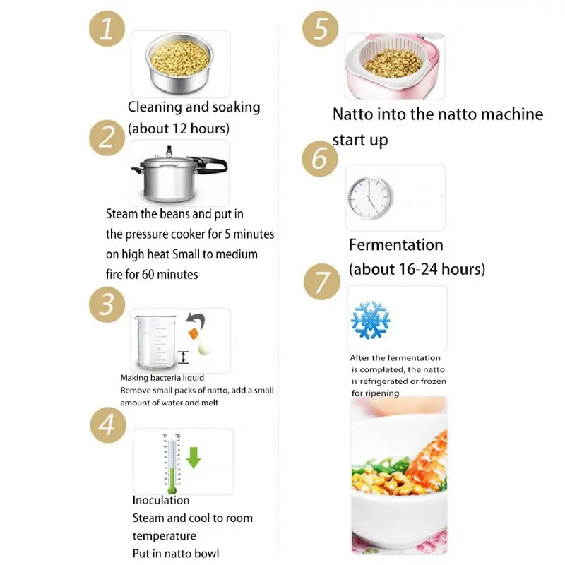 3 г сделай сам порошок натто реагент Bacillus Subtilis Nattokinase съедобные продукты для