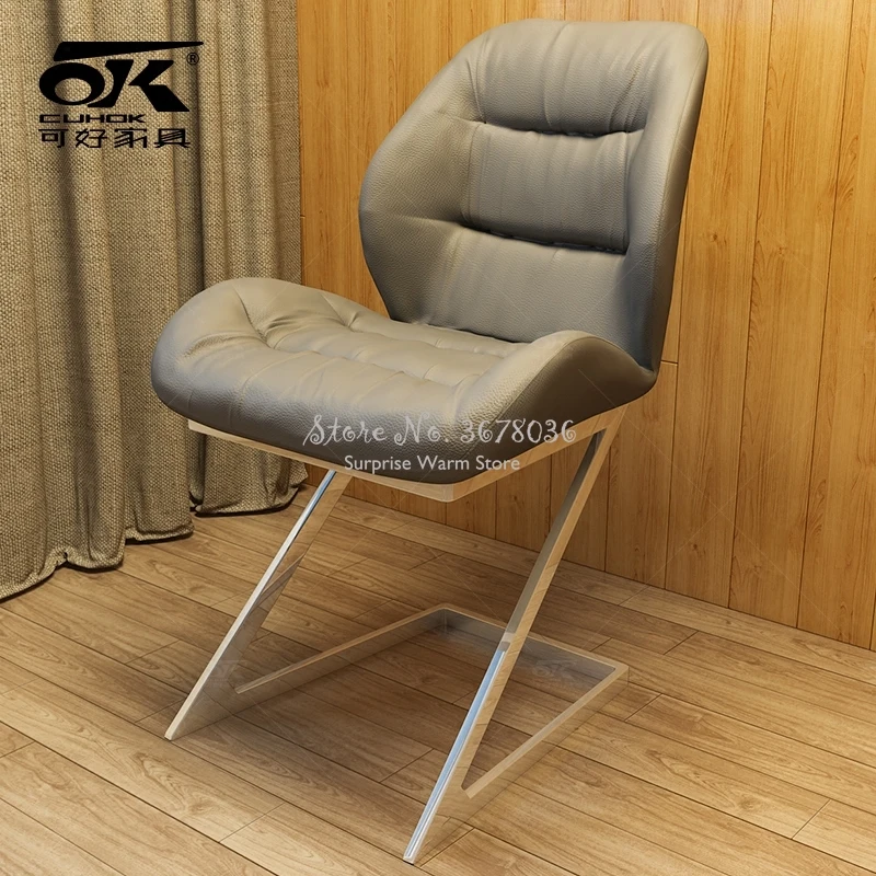  20% Creative Computer Chair Household Modern Simple PU Gaming Chair Fashion Desk Chair Dining Chair