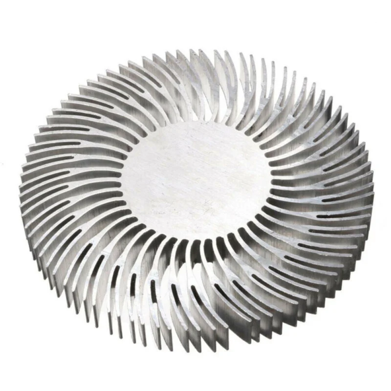 Алюминиевый круглый монтируемый алюминиевый радиатор охлаждающий светодиодный радиатор для 10 Вт Светодиодный радиатор света радиатор1