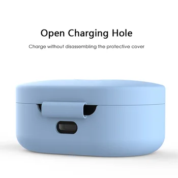 

8 Colors Earphone Case New Bluetooth Headset Wireless Earset Cover Soft Silicone Protective Case For Xiaomi Redmi AirDots TXTB1