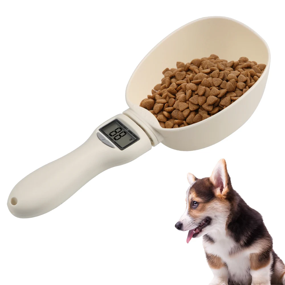 Cup Pet-Food-Scale-Cup Dog-Accessories 800g/1g-Measuring-Scoop Scale-Spoon Portable