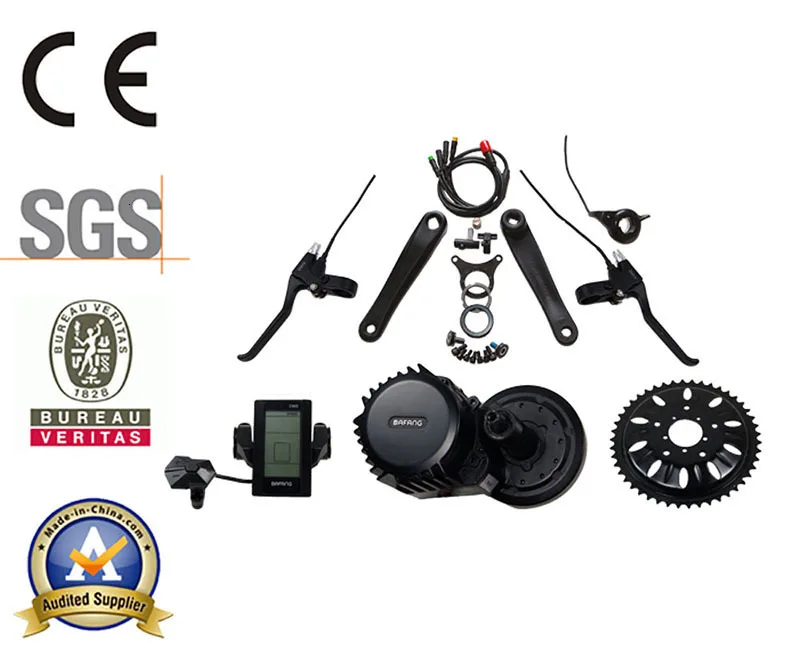 42 46T Bafang 48 в 1000 Вт bbs03 mid motor, фара для электровелосипеда в conversion kit