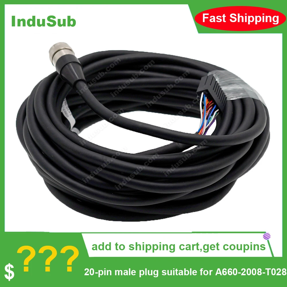Кабель A660-2007-T364 # L08 20-контактный штекер подходит для A660-2008-T028 8 м | Обустройство