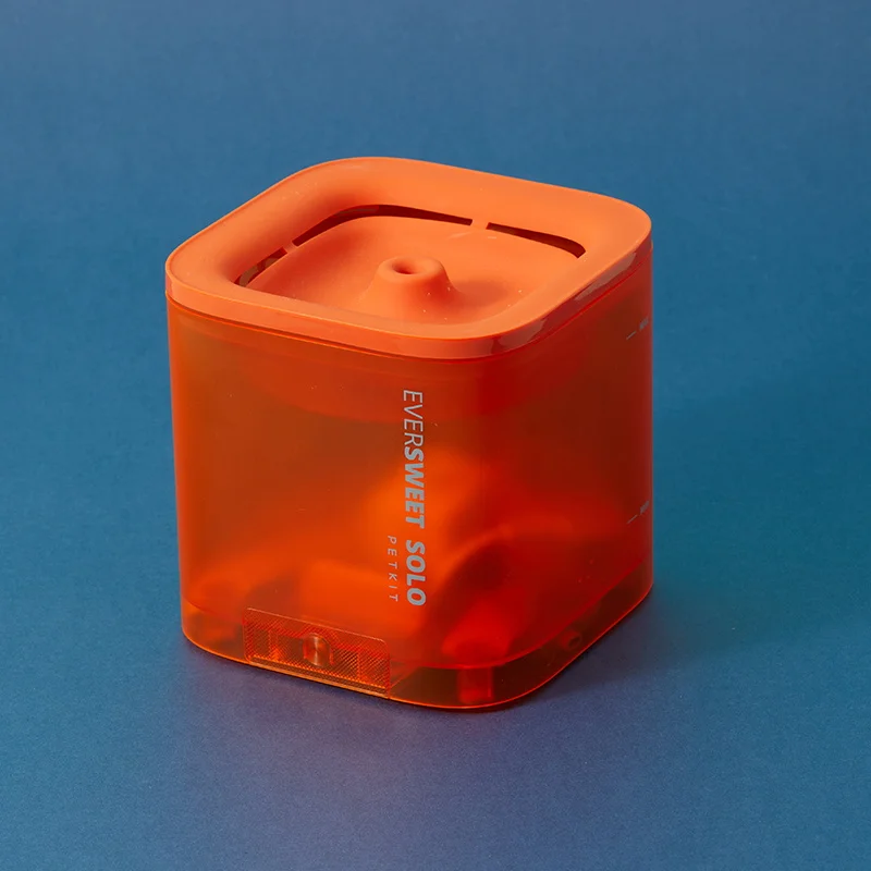 Orange cat bowl