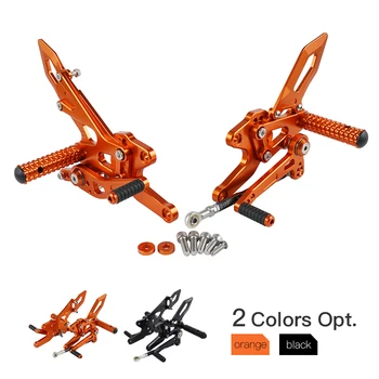 

Motorcycle Adjustable Rearset Footpeg Footrest Rear Sets Foot Pegs Rests For KTM 1290 Super Duke R 2014-2019 2018 2017 2016 2015
