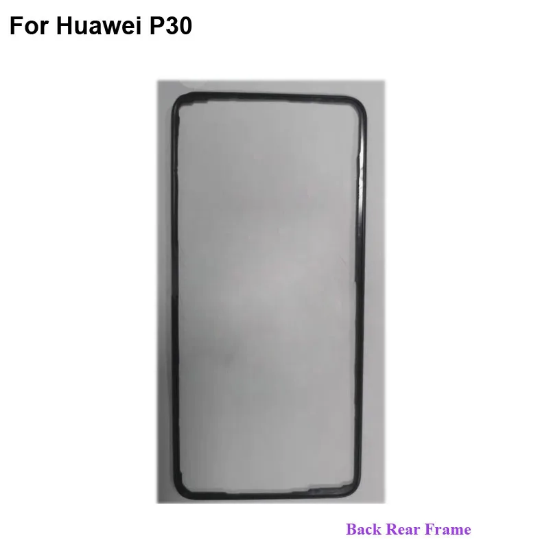 Для Huawei P30 P 30 передняя панель корпуса ЖК дисплей рамка Лицевая (без дисплея) для p30