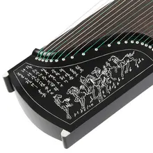 Имитация эбенового дерева 10 уровень игры guzheng резные модели китайский 21 струны Zither музыкальный инструмент с полным набором аксессуаров