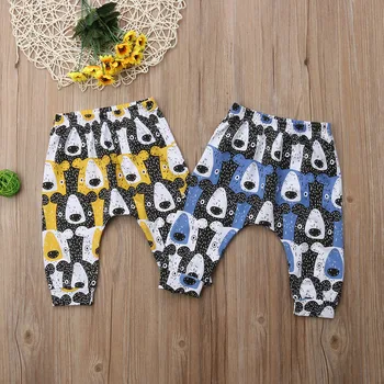 

Kid Baby Boy Girl Pants Cute Animal Bottoms Harem Pants Casual Cotton Autumn Trousers Baby Boys 0-3T