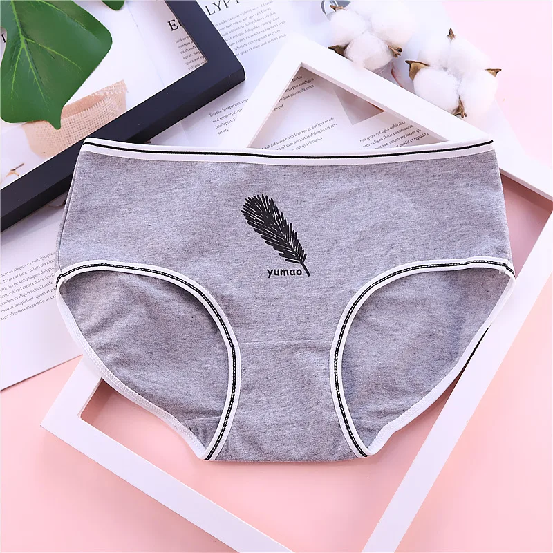 cute underwear 7 Pcs Panties Women's Underwear Cute Cotton Briefs For Women Ladies Sexy Lingerie Cartoon Girls Pink Pantys Underpanties Shorts high waisted thong