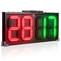 Tabuleiro de led 8 em 60cm para mudança de futebol, equipamento esportivo para árbitro com 2 lados