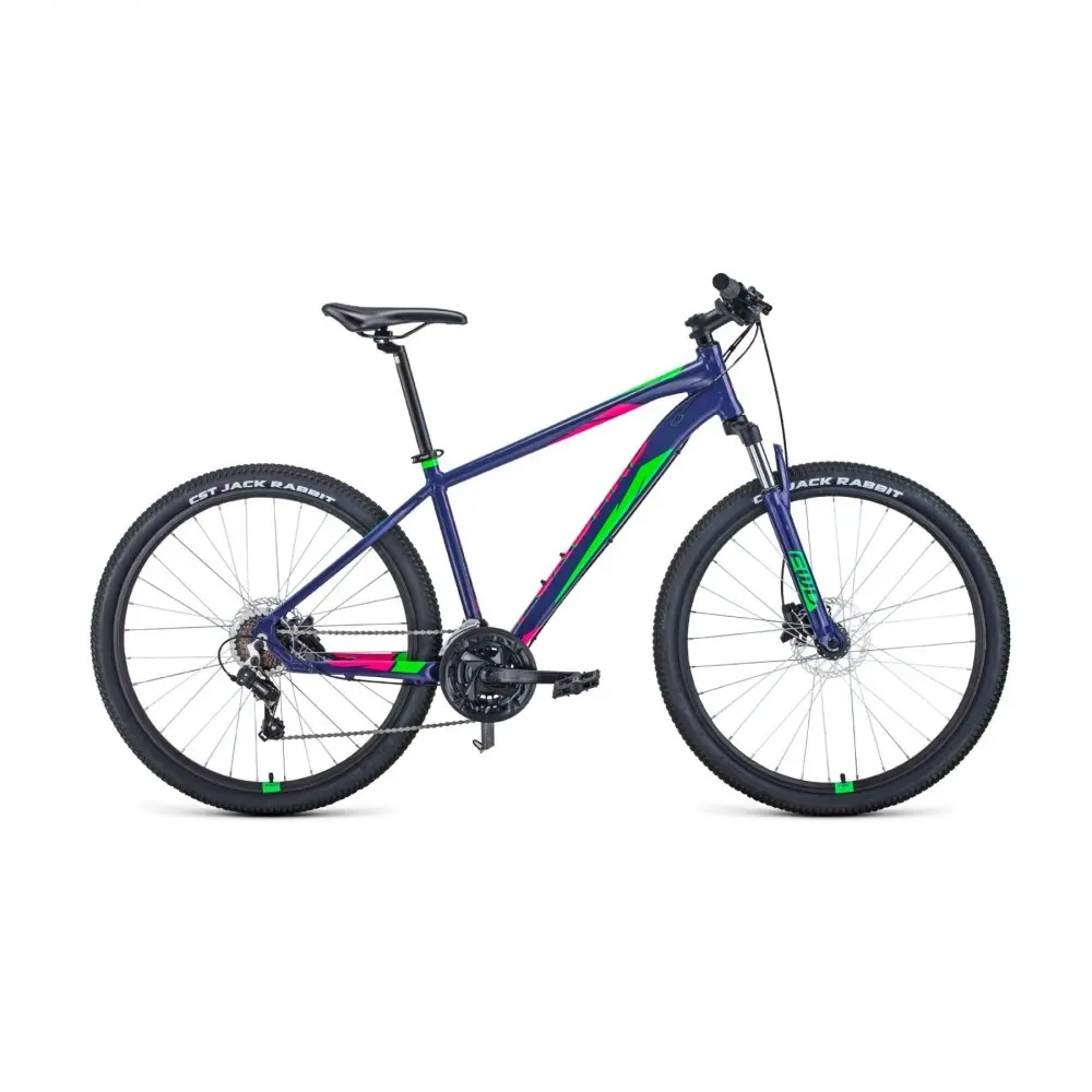 Bicycle 27 5 &quotforward Apache 3.0 disc al purple/Green 21 speed 20-21g novasport Lightweight Durable Reliable Sport Equipment Protection Riding