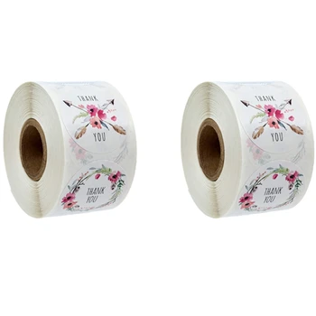 

1 Inch Thank You Stickers /6 Different Design Thank You Designs/ Thank You Stickers