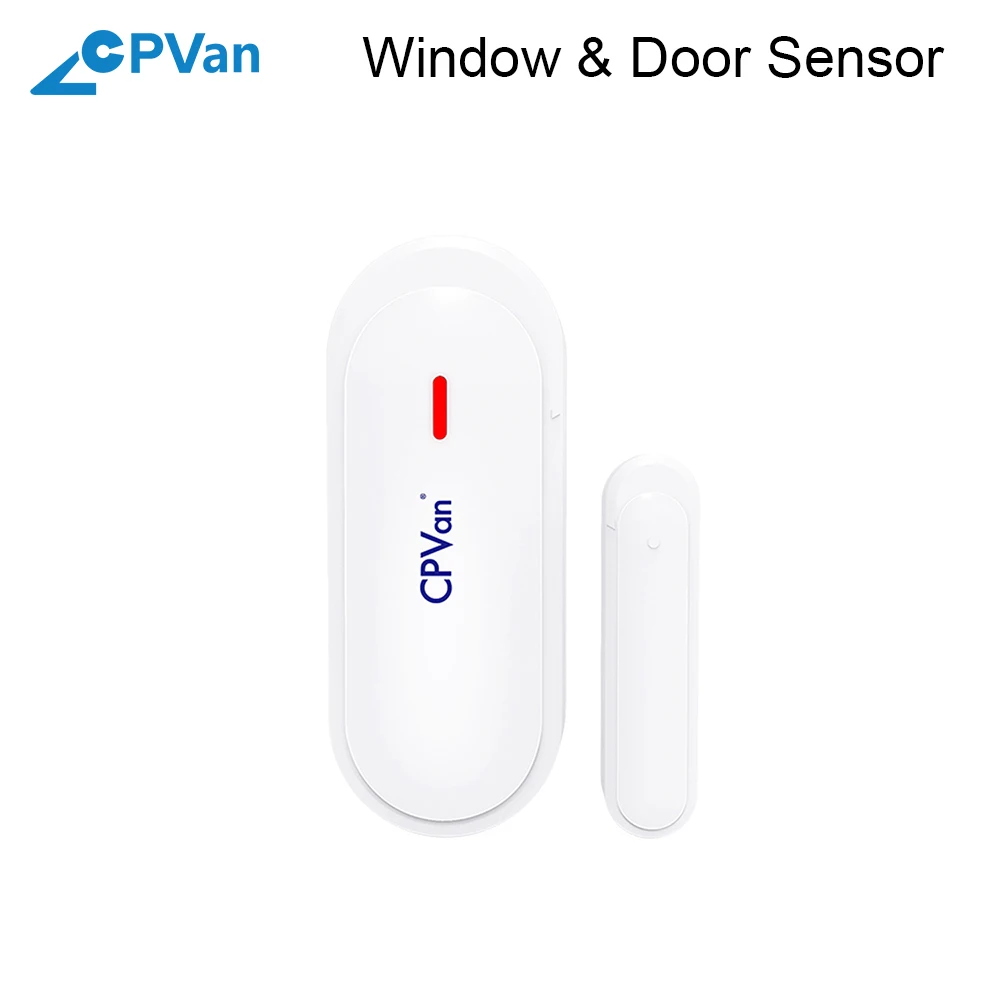 CPVAN Window Door Sensor Security Alarm Sensor Detector for Home/Store Security Sensor with Home Alarm System-433MHz