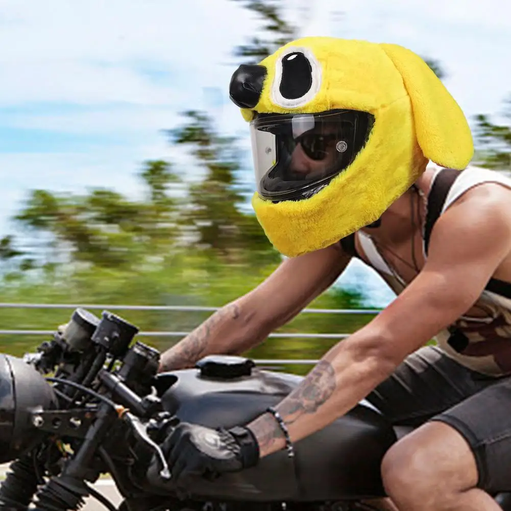 Motorcycle Helmet Covers Funny Plush 