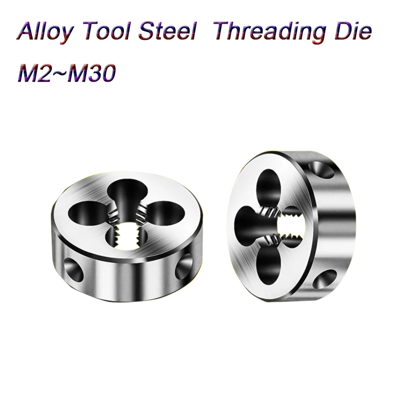Hss Die Alloy Steel Round Threading Dies Cutting Tool Thread Screw Die