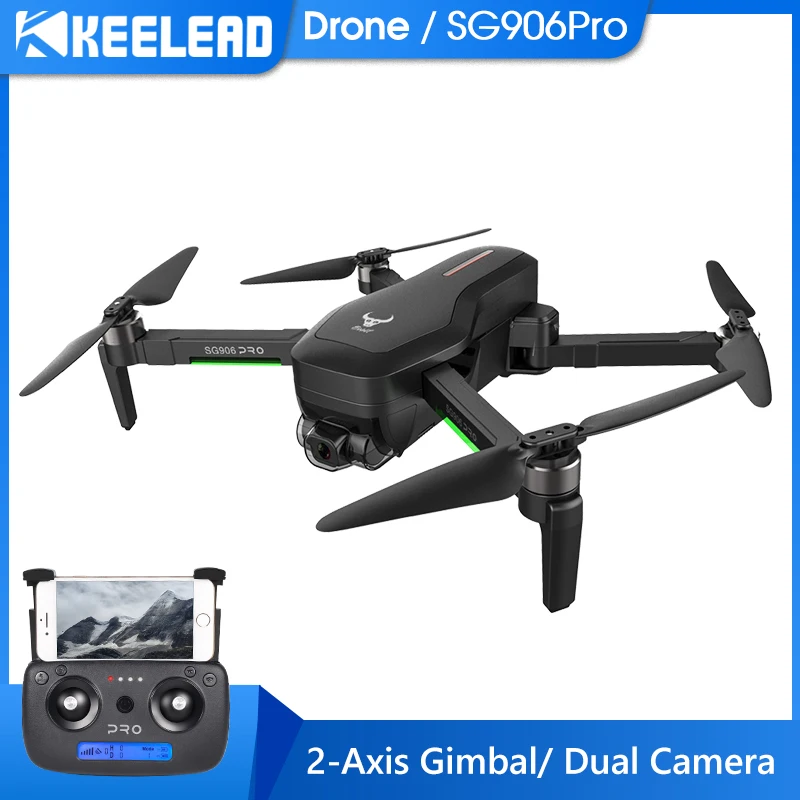 Дрон SG906 PRO GPS с Wifi FPV 4K камерой трехосевой антивибрационный карданный бесщеточный