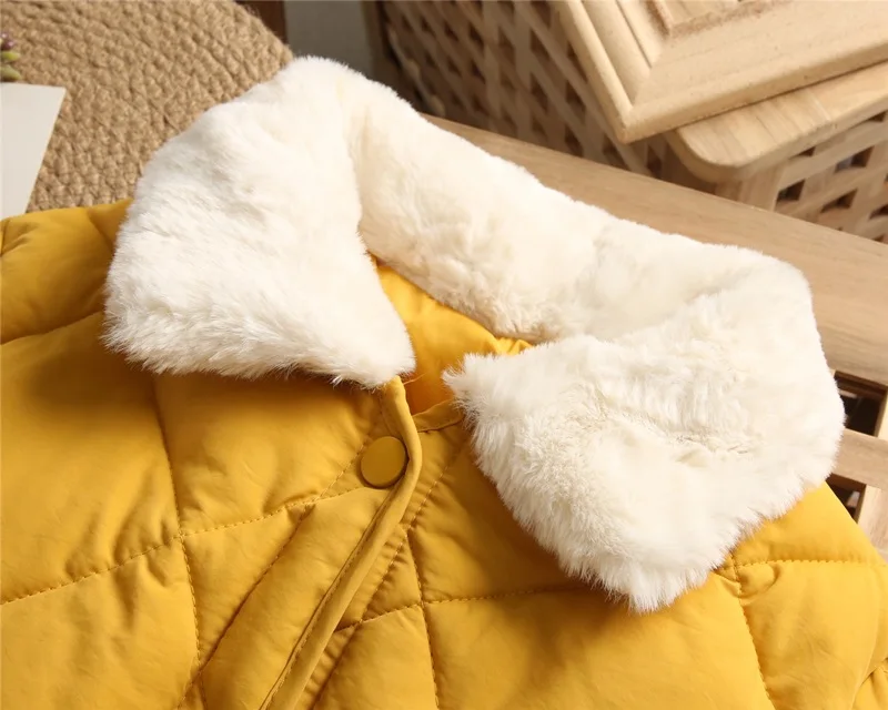 Jaquetas de algodão quente infantis, casacos de