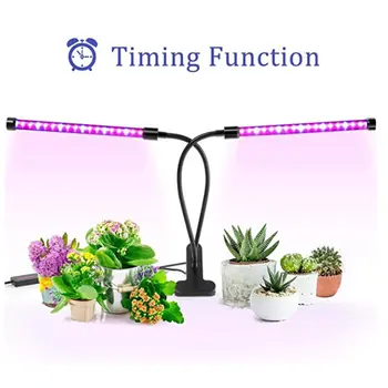 

LED Head Grow Light Hydroponic Plant Lamp Flower Bloom Full Spectrum USB Clip Lamp for Indoor Plants