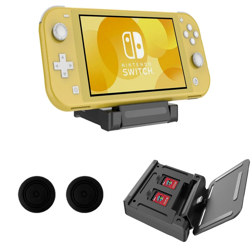 

Nintend Switch Charging Dock Station Power Supply Play Stand For Nintendo Switch Lite Mini Console Charger Accessories Grip Caps