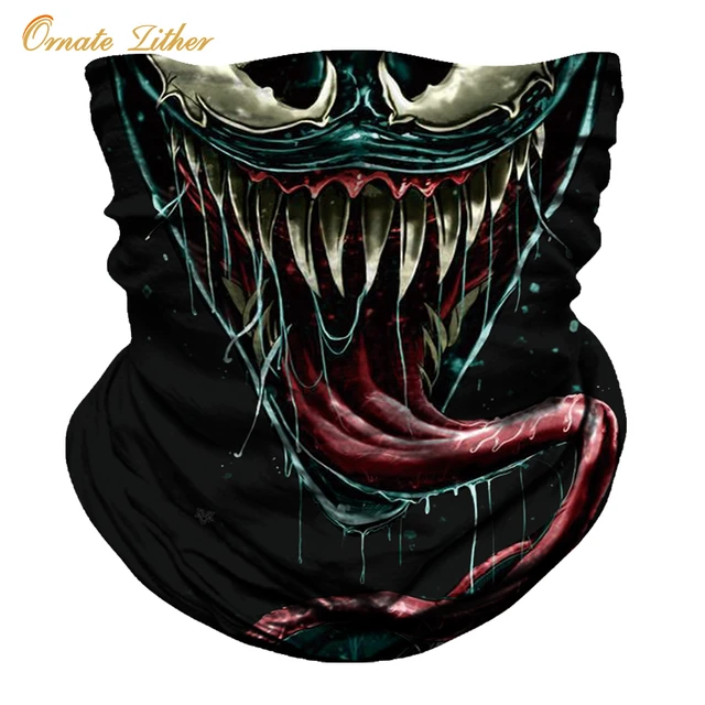 Summer Punisher Neck Gaiter Sport Scarf Cycling Bandana Venom Braga Cuello Buff  Hombre Ski Mask Motorcycle Face Cover Balaclava - AliExpress