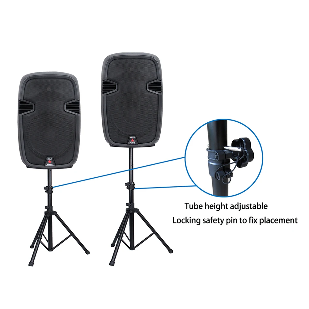 2pcs speakers with speaker stands