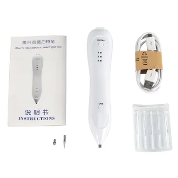

Portable Quality Spot Removal Pen USB Charged Mole Freckle Removal Pen Three Levels Adjustable Spot Tattoo Remover Device Tool