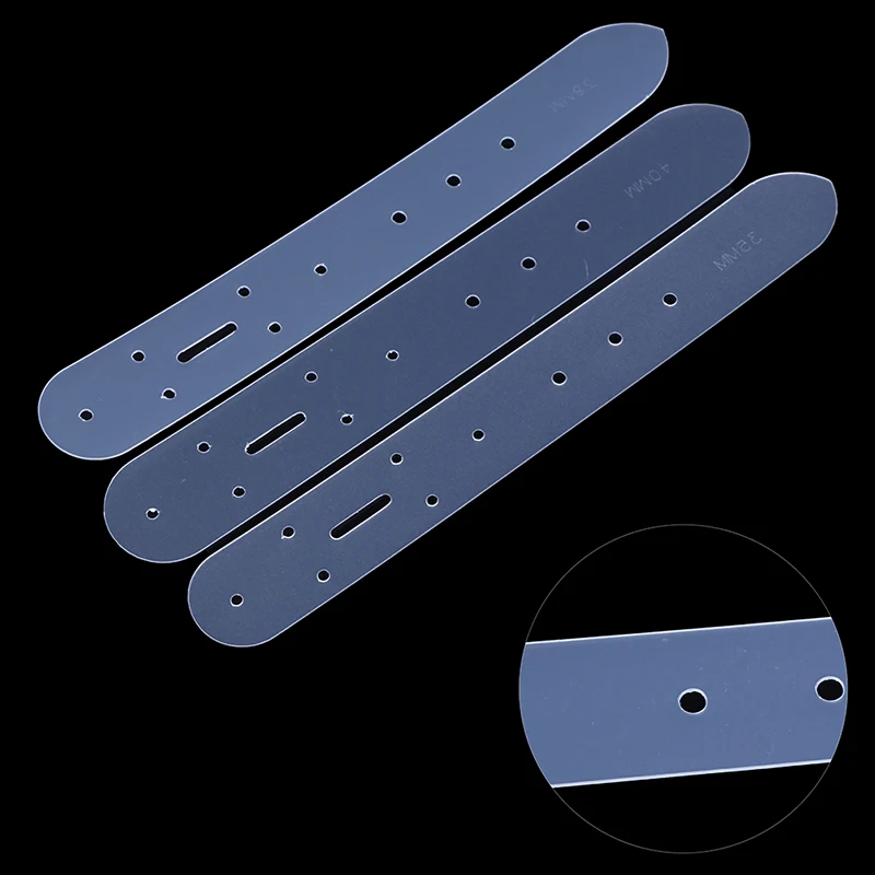 5Pcs/Set DIY Leather Belt Buckle Punch Hole Templates Tools