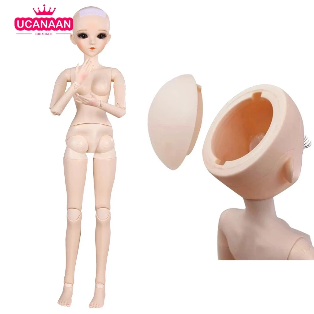 60 см телесного тела 1/3 BJD кукла 18 Шаровые опоры тело куклы может быть изменен глаза