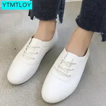 Женские кроссовки, плоские на низком каблуке, на платформе, женские модные туфли со шнуровкой, г., белые, черные, женские туфли на плоской подошве