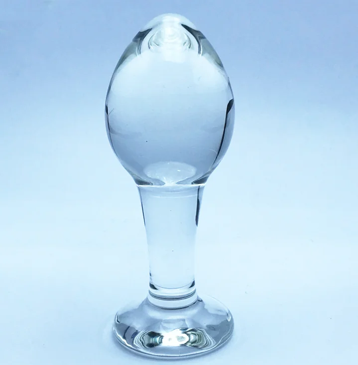 Crystal Anal dildo Big Ball Butt plug Sex toy for women pyrex head glass men gay Masturbate Gay masturbation Adult product gifts