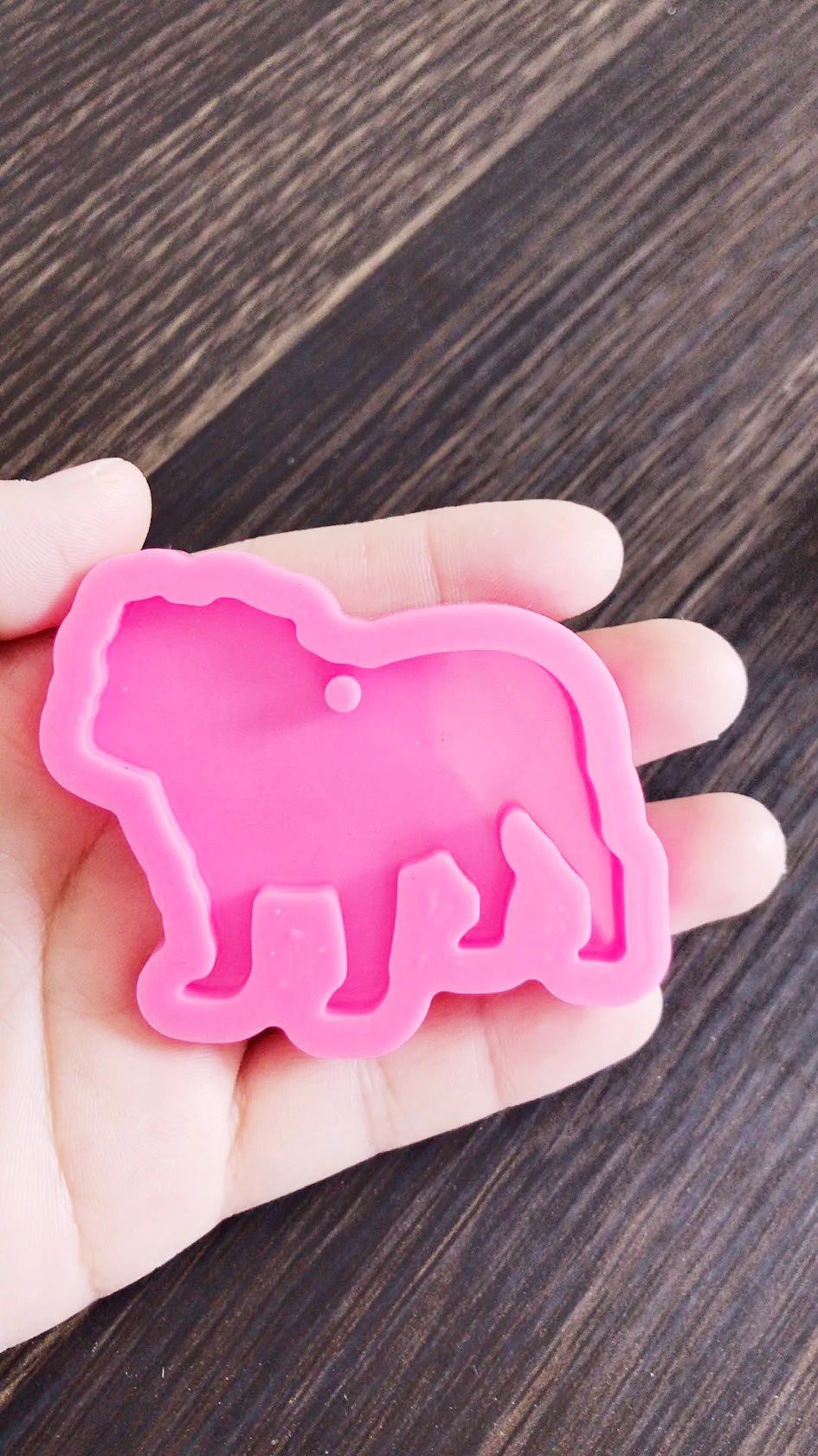 DY0950 Heldere Pug Sleutelhanger Schimmel, Hond Siliconen Mallen Voor Epoxy Hars Gieten, Mallen Voor Sieraden Ambacht,