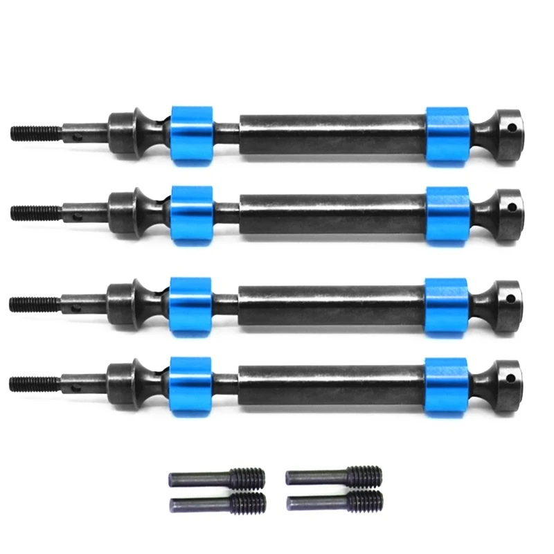 4Pcs Hard Steel Splined CVD Drive Shaft 