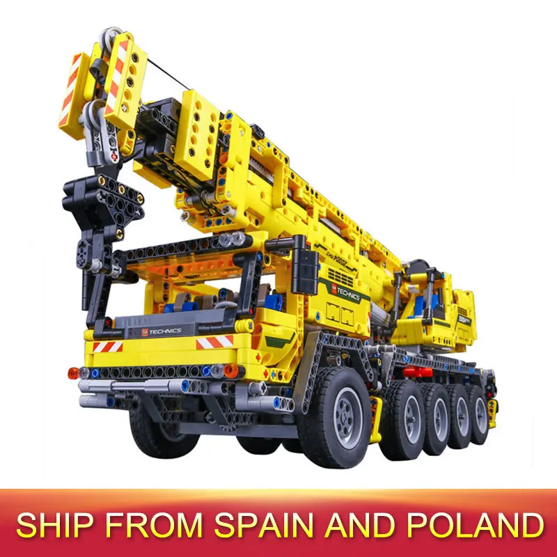 

20004 Technic series Motor Power Mobile Crane Mk II Car Model Building Kits Blocks Bricks With 42009 gifts Compatible legoing