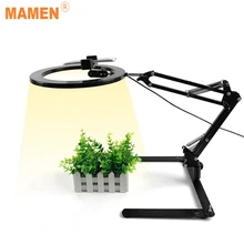 MAMEN Dimmable 26 см селфи кольцевой светильник Led Видео Освещение для