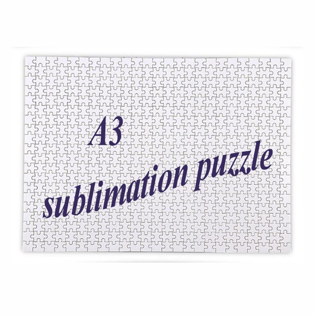 10 Packs Jigsaw Puzzles A4 A5 Sublimation Blanks Puzzles DIY Heat Transfer  Craft
