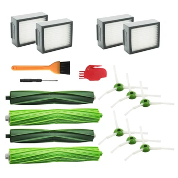 

Suitable for IRobot Roomba I7, I7+, E5, E6, E7, Vacuum Cleaner Accessory Kit Roller Brush + Side Brush + Filter