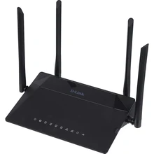 Роутер беспроводной D-Link DIR-825(DIR-825/RU/R1) AC1200 10/100/1000BASE-TX/4G черный
