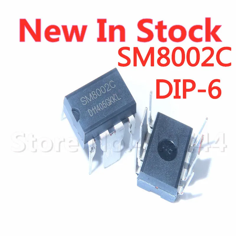 5 шт./лот 100% качество SM8002C SM8002 DIP-6 низкой мощности текущему режиму управления ШИМ
