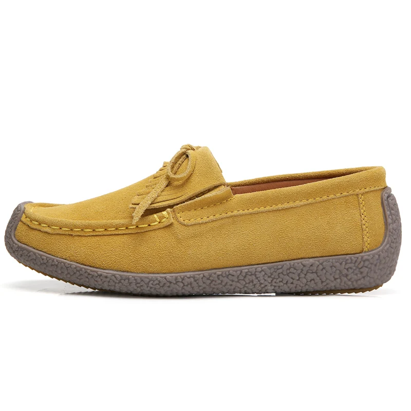 tassel genuine leather shoes women italian fashion vulcanized loafers elegant dress ladies casual flats driving lady moccasins (2)