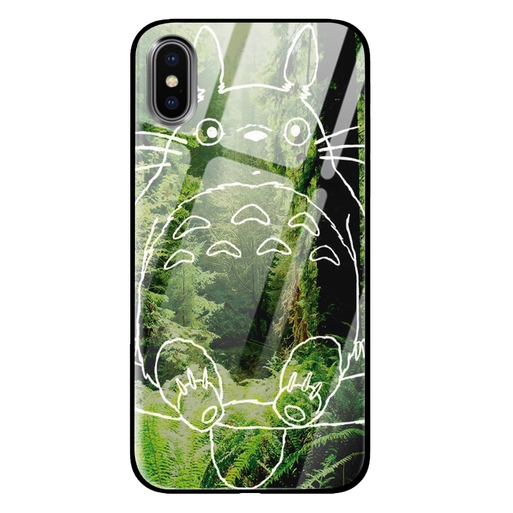 9 Totoro роскошные чехлы из закаленного стекла для samsung Galaxy S10 S8 S9 Plus Note 8 9 - Цвет: 9
