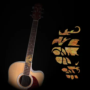 

Guitar Inlay Decals Sticker Fretboard Markers Butterfly Flower Shape for Electric Acoustic Classical Guitar Bass Fret Decorate