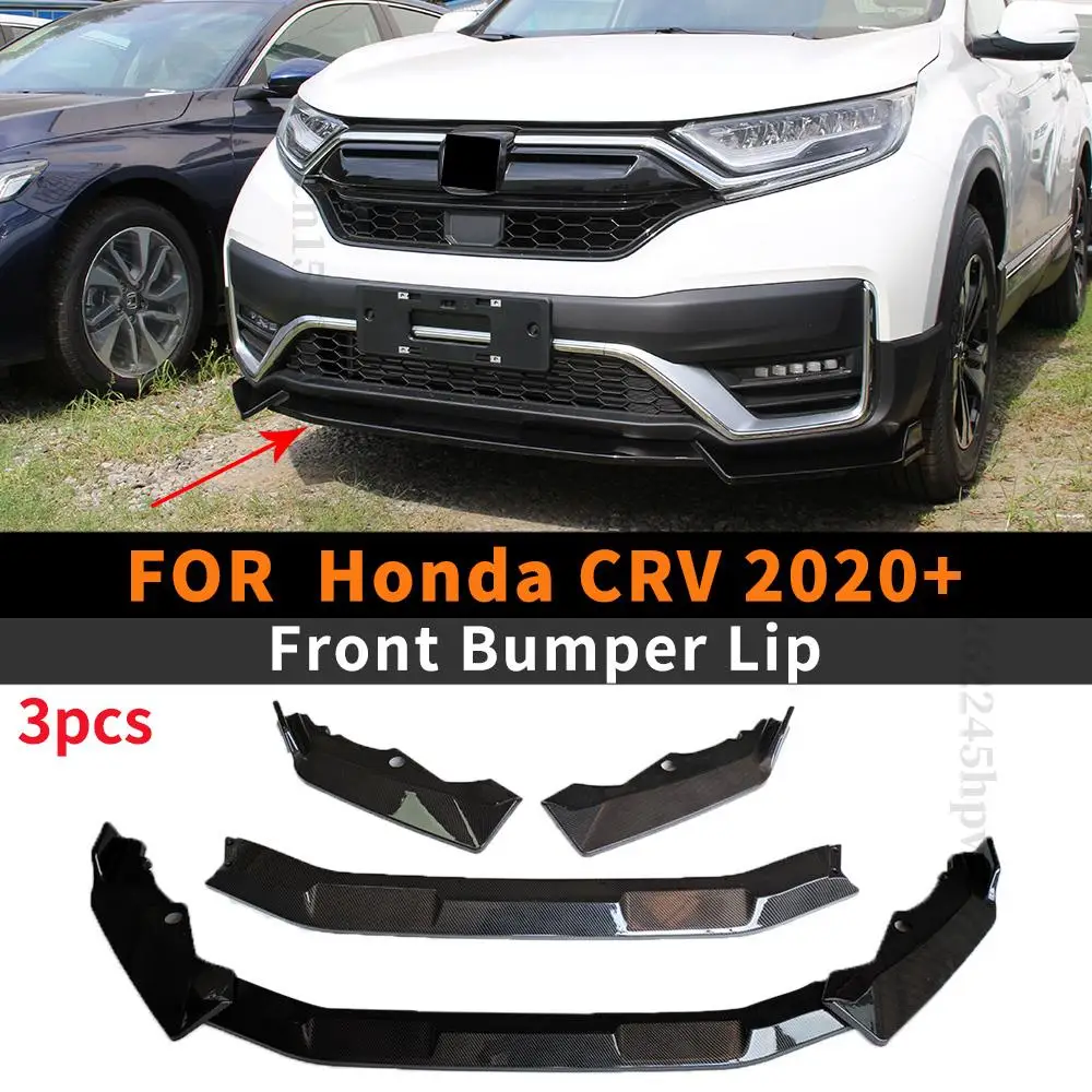 

Front Bumper Lip Chin Diffuser Spoiler Deflector ProtectorDecoration Tuning Accessories Body Kit For Honda CRV 2020 2021 2020+